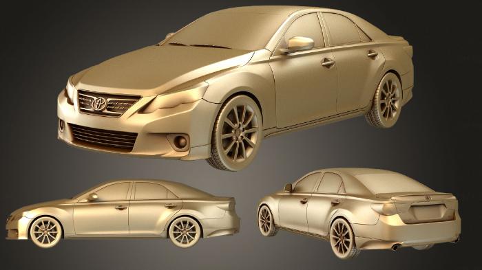 نموذج ثلاثي الأبعاد لآلة CNC السيارات والنقل تويوتا مارك X 2013